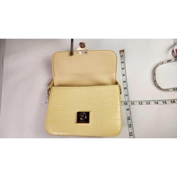 Crossbody Bag Shoulder Satchel Purse PU Leather Bag Flap - Picture 8 of 11